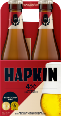 Hapkin 4pack met flesjes van 33cl
